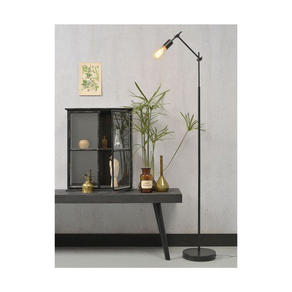 Melna stāvlampa ar metāla abažūru (augstums 170 cm) Sheffield – it's about RoMi-image-1
