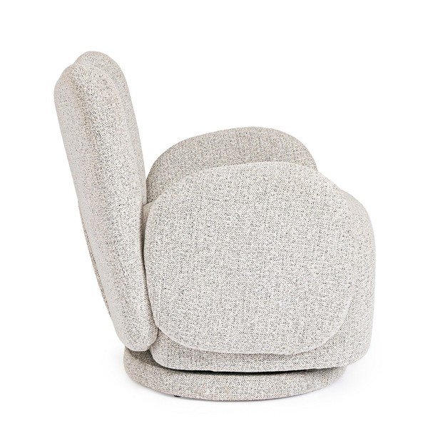 Gaiši pelēks grozāms atpūtas krēsls Harper – Bizzotto-image-3