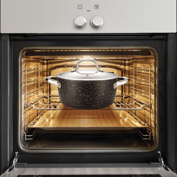 Alumīnija katls ar vāku indukcijas plītij 4,5 l President – Tescoma-image-1