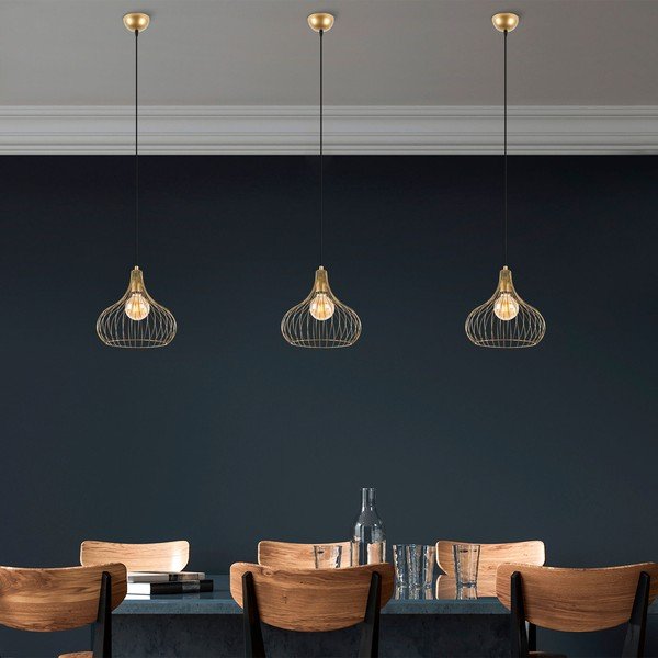 Piekaramā lampa ar metāla abažūru ø 22 cm Teldemia – Opviq lights-image-3