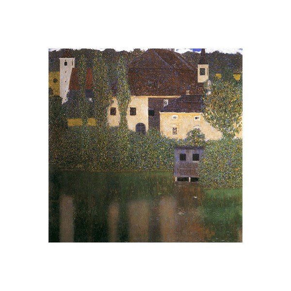 Gustavs Klimts - Ūdens pils, 45x45 cm