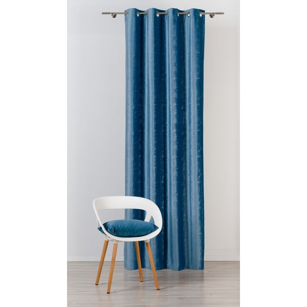 Zils aizkars 140x260 cm Scento – Mendola Fabrics-image-2