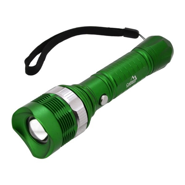 Zaļš kabatas LED lukturītis Cattara ZOOM
