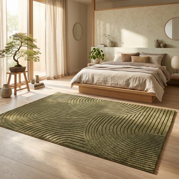Tumši zaļš paklājs 160x230 cm Whirl – ESTE-image-4
