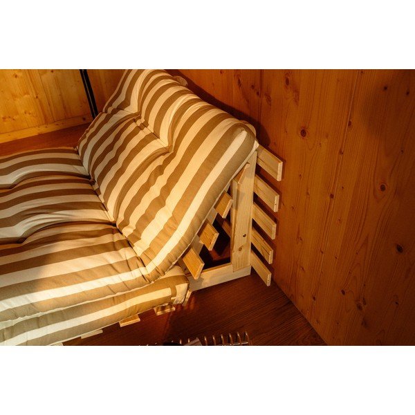 Bēšs/krēmkrāsas salokāms dīvāns 140 cm Roots – Karup-image-4