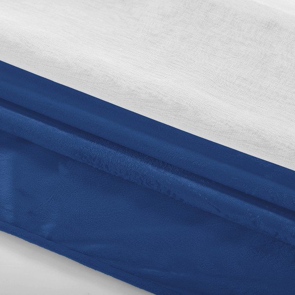 Balts/zils aizkars AmeliaHome Irvelette Eyelets, 140 x 270 cm-image-1