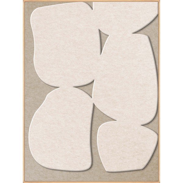 3D glezna ar rāmi/skaņas absorbējoša 90x120 cm Stone Path 1 – Malerifabrikken