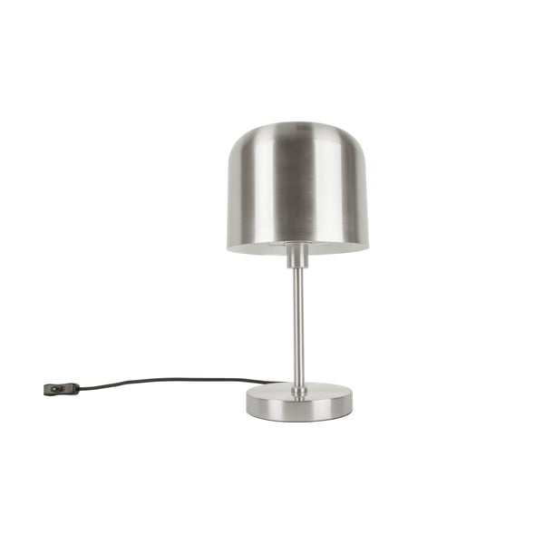 Galda lampa sudraba krāsā Leitmotiv Capa, augstums 39,5 cm