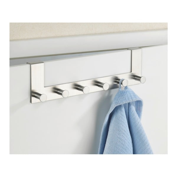 Metāla durvju pakaramais sudraba krāsā 39 cm Celano – Wenko-image-1