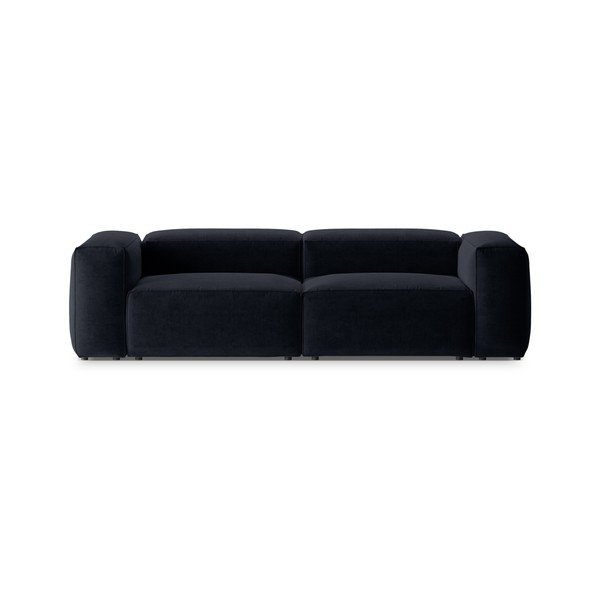 Tumši zils dīvāns 264 cm Bergamo – Cosmopolitan Design