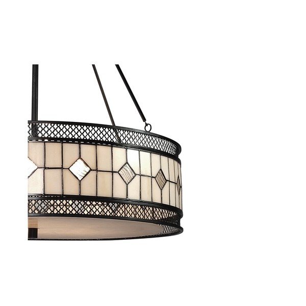 Metāla piekaramā lampa ar stikla abažūru ø 60 cm Waldorf – Premier Housewares-image-3