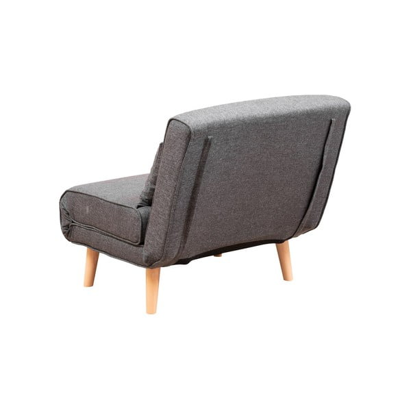 Tumši pelēks atpūtas krēsls Folde – Artie-image-2