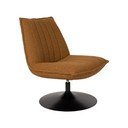 Okera dzeltens atpūtas krēsls no buklē auduma Jax – White Label