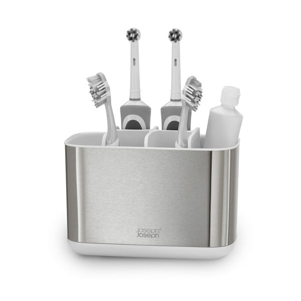 Nerūsējošā tērauda zobu birstes turētājs Joseph Joseph EasyStore-image-4