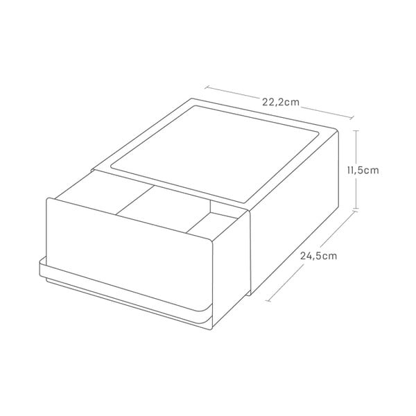 Balta tējas kaste Tower – YAMAZAKI-image-4