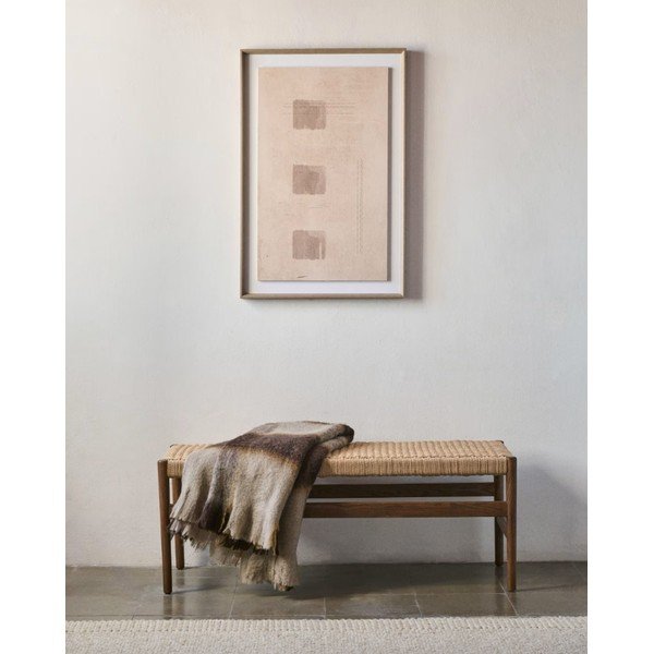 Brūns/dabīga toņa sols Zaide – Kave Home-image-1