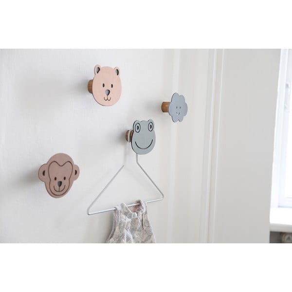 Dūmakaini zaļš tērauda sienas āķis Frog Dot Nupo – LIND DNA-image-2