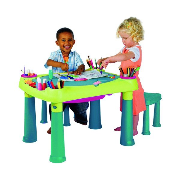 Bērnu rotaļu galda un 2 krēslu komplekts Curver Creative-image-2
