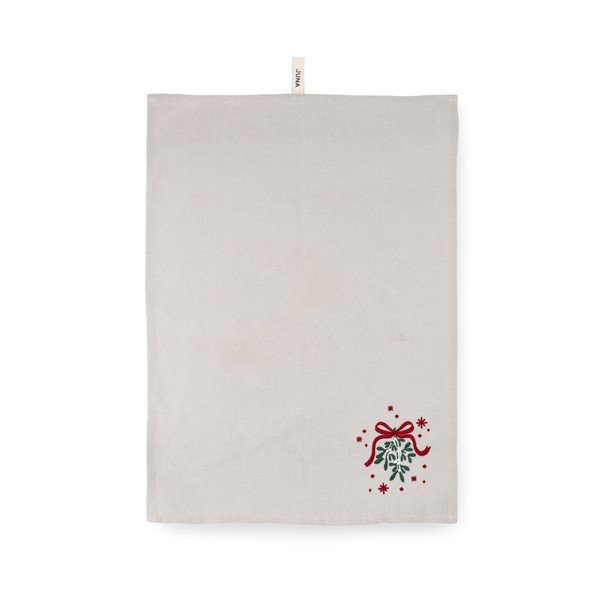 Trauku dvielis ar Ziemassvētku motīvu no kokvilnas maisījuma 50x70 cm Christmas Fable – JUNA
