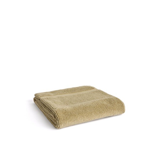 Zaļš frotē kokvilnas dvielis 70x140 cm Olvira – Kave Home
