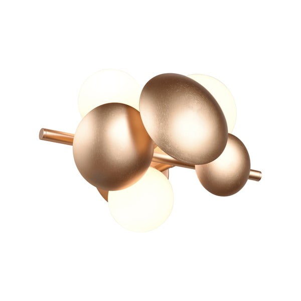 Balta/zelta krāsas sienas lampa Bubble – Trio Select-image-3