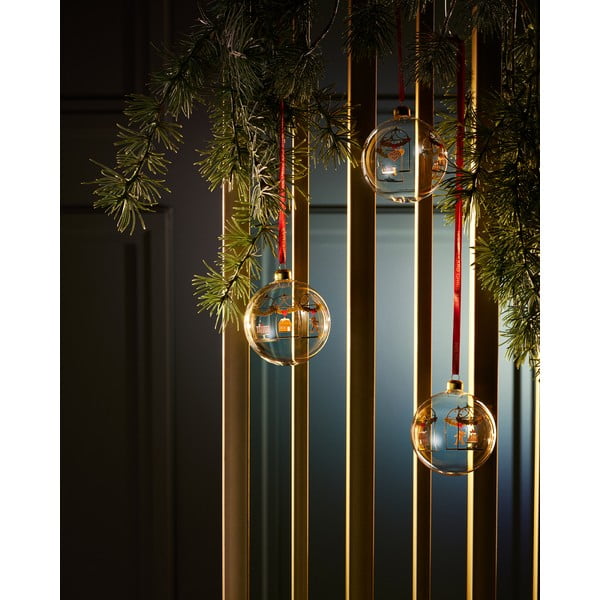 Stikla pūsta Ziemassvētku eglītes bumbiņa ø 8 cm Annual Christmas Bauble – Holmegaard-image-2