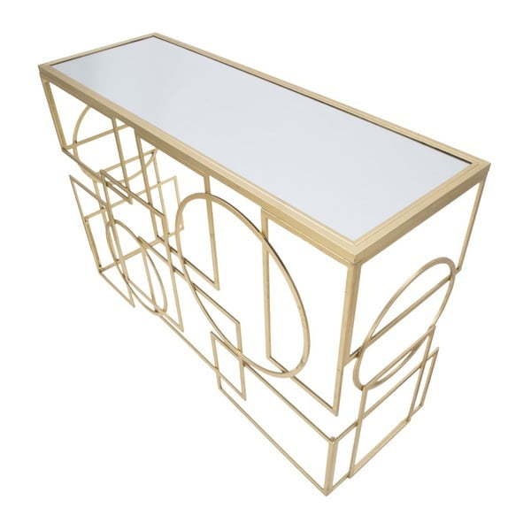 Zelta krāsas konsoles galds 41x120 cm Marie – Mauro Ferretti-image-4