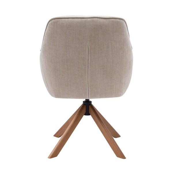 Krēmkrāsas polsterēti ēdamistabas krēsli (2 gab.) Avola – Unique Furniture-image-2