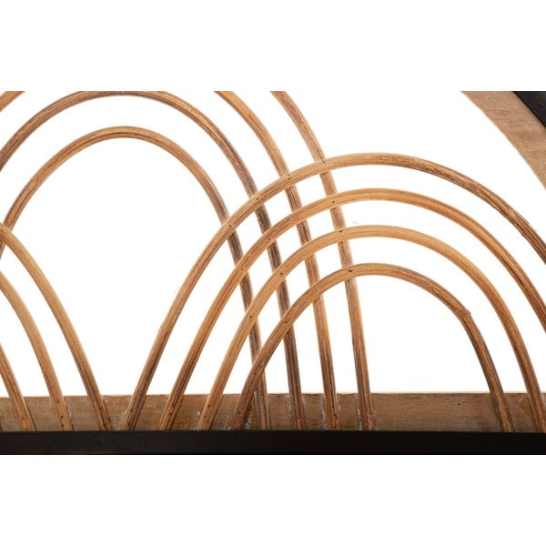 Metāla sienas pakaramais ar plauktu melnā/dabīgā tonī Oporto – Mauro Ferretti-image-4