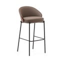 Brūns bāra krēsls (sēdekļa augstums 77 cm) Eamy – Kave Home