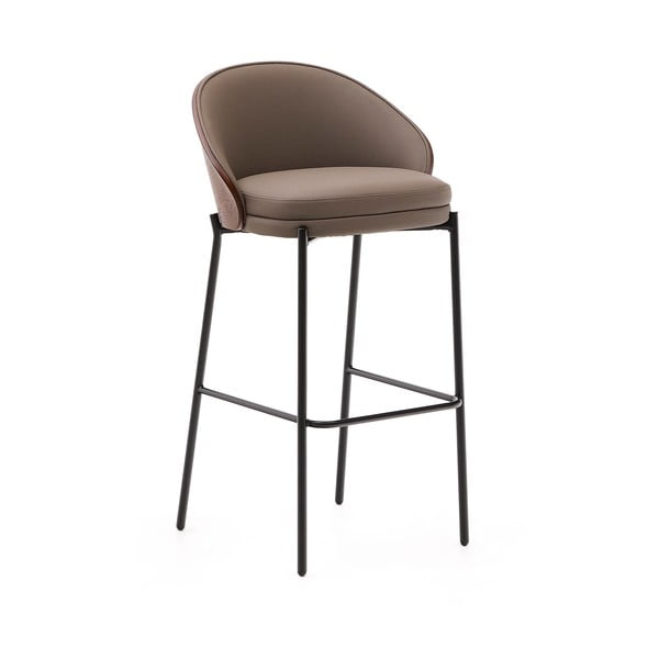 Brūns bāra krēsls (sēdekļa augstums 77 cm) Eamy – Kave Home