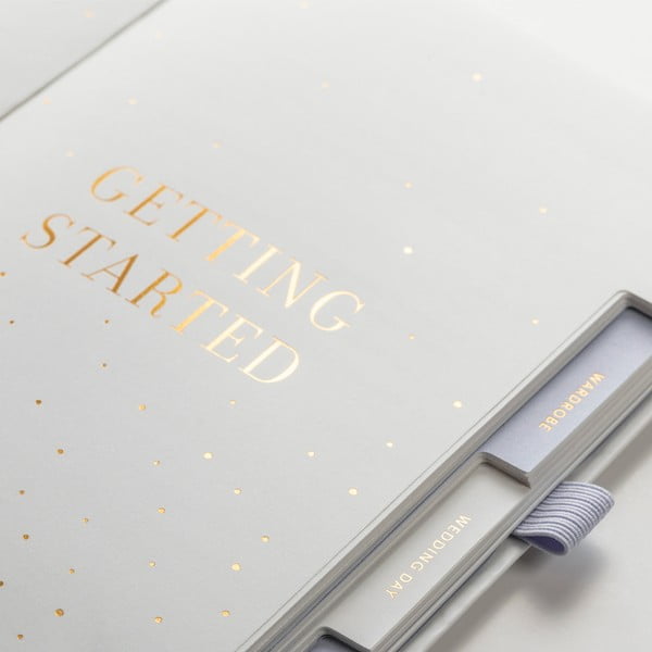 Balta kāzu piezīmju grāmatiņa Busy B To Do-image-1