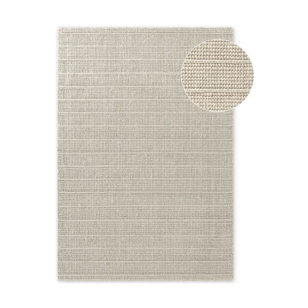 Krēmkrāsas ar rokām darināts vilnas paklājs 160x230 cm Camden Parker – Ted Baker