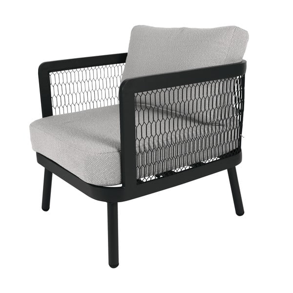 Pelēks metāla dārza atpūtas krēsls Edinburgh Duo – Rojaplast-image-2