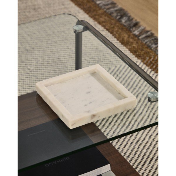 Marmora dekoratīva paplāte 18x18 cm Serela – Kave Home-image-1