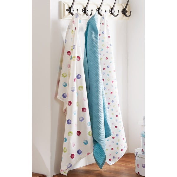 Kokvilnas trauku dvieļi (3 gab.) 45x65 cm Spotty Dotty – Cooksmart ®-image-1