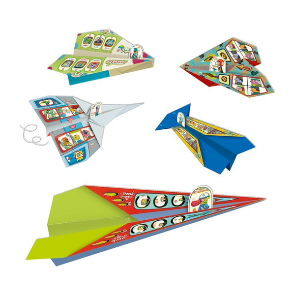 Bērnu origami puzle Djeco Airplanes