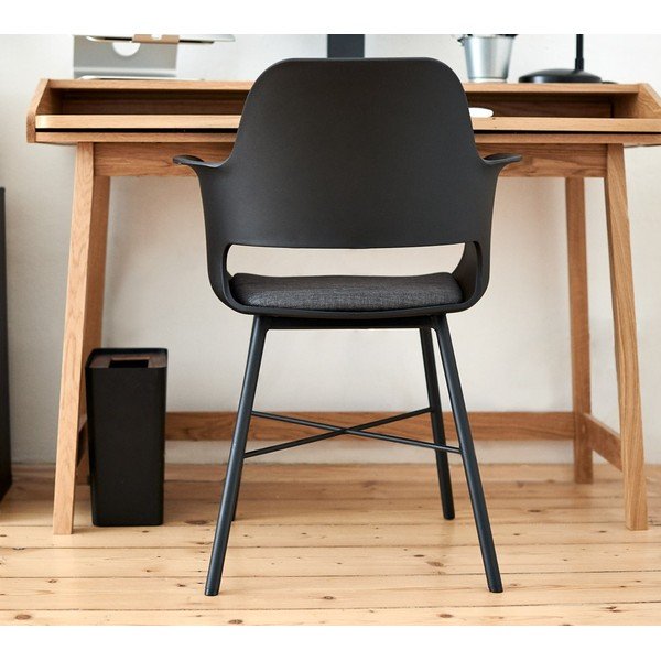 Melns pusdienu krēsls Unique Furniture Wrestler-image-1