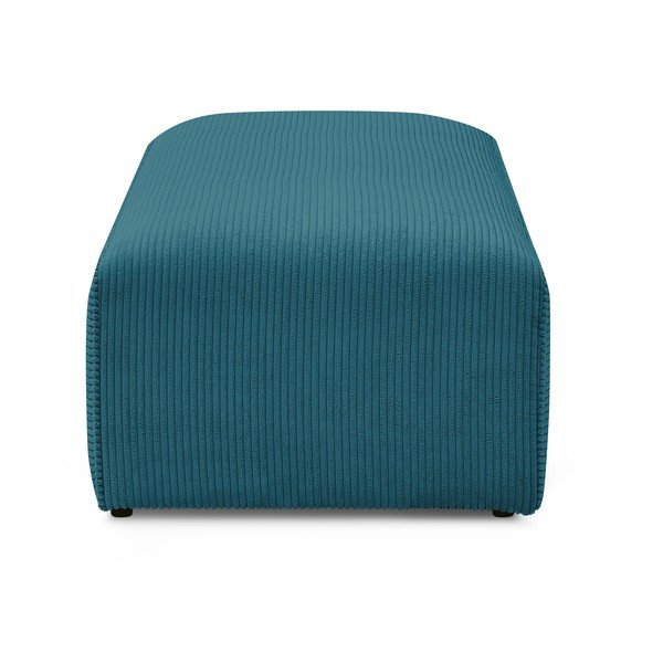 Tumši zils velveta modulārais kāju soliņš Megeve – Bobochic Paris-image-3