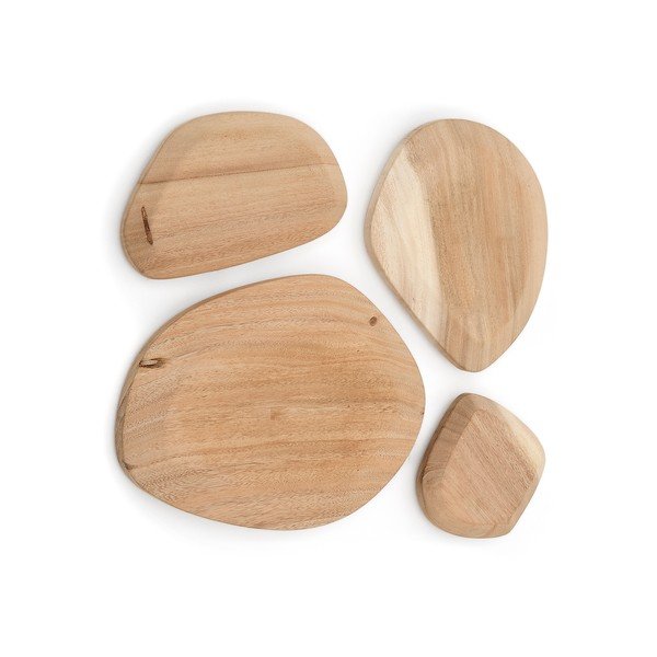 Koka sienas dekori (4 gab.) Selem – Kave Home-image-3