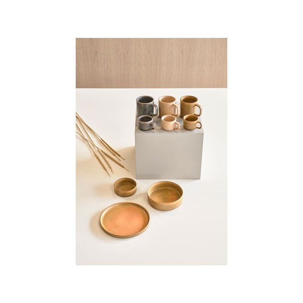 2 bēšu porcelāna krūžu komplekts Villa Collection Fjord, 250 ml-image-2