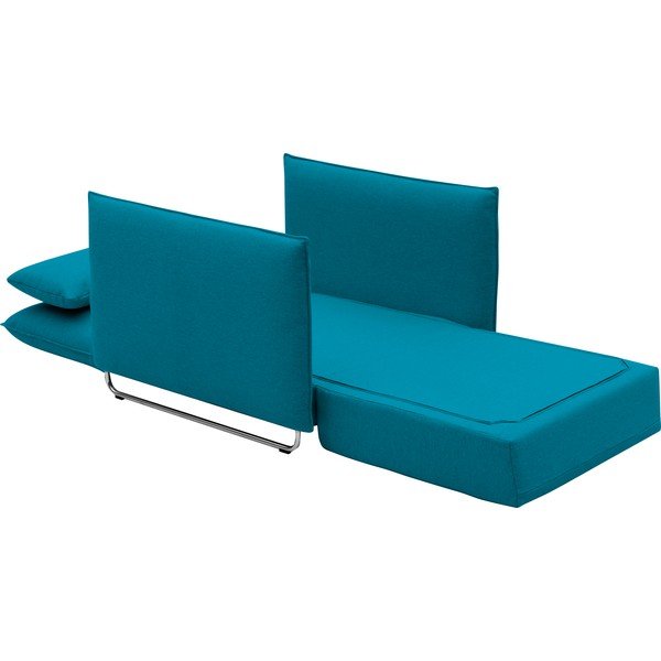 Tirkīzzils izvelkamais atpūtas krēsls Softline Cord-image-3