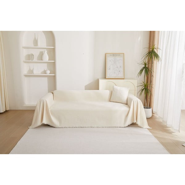 Krēmkrāsas pārvalks atpūtas krēslam 70 cm Talo – Filumi-image-2