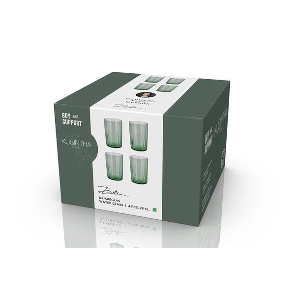 Glāzes (4 gab.) 280 ml Kusintha – Bitz-image-2
