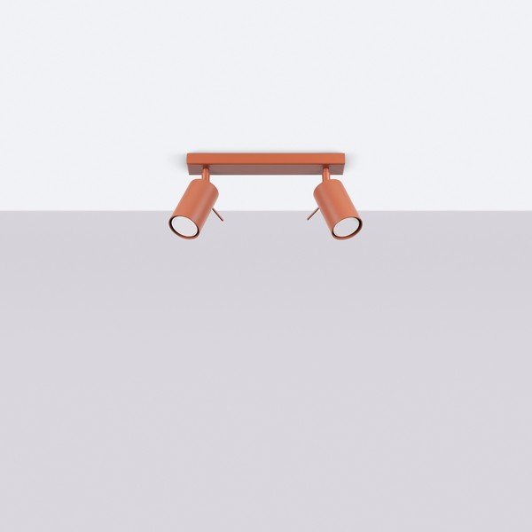 Ķieģeļu sarkana prožektora tipa lampa 6x30 cm Etna – Sollux-image-3