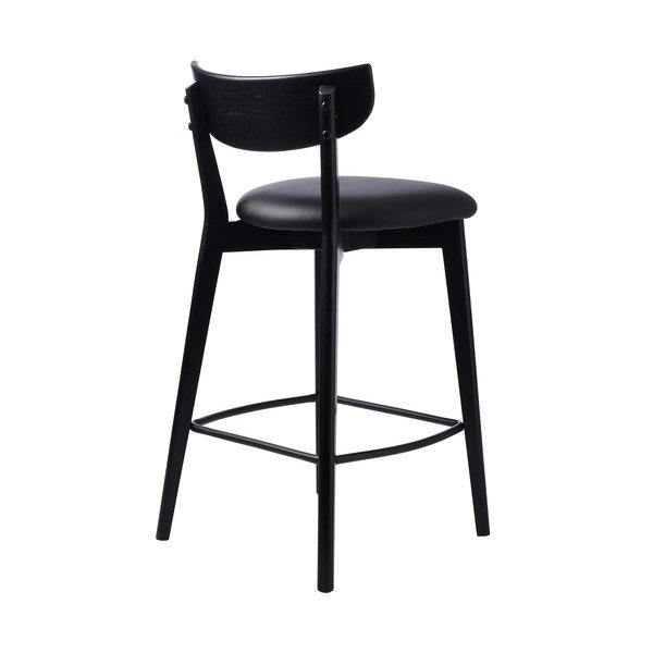 Melns bāra krēsls (sēdekļa augstums 67 cm) Pero – Unique Furniture-image-3