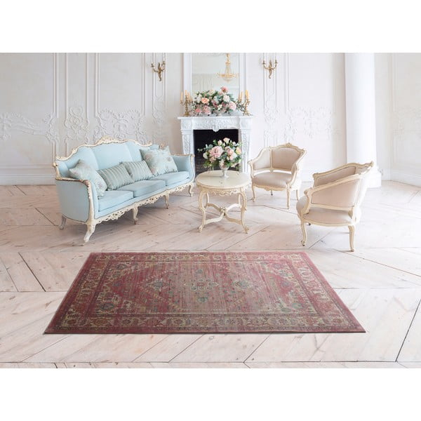 Sarkans viskozes paklājs Universal Vintage Retro, 140 x 200 cm-image-1