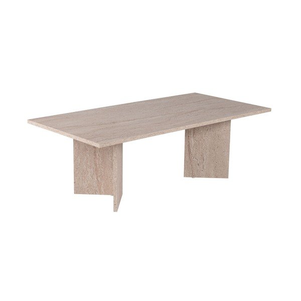 Bēšs daļēji spīdīgs žurnālgaldiņš 60x119 cm Sabin – Kalune Design