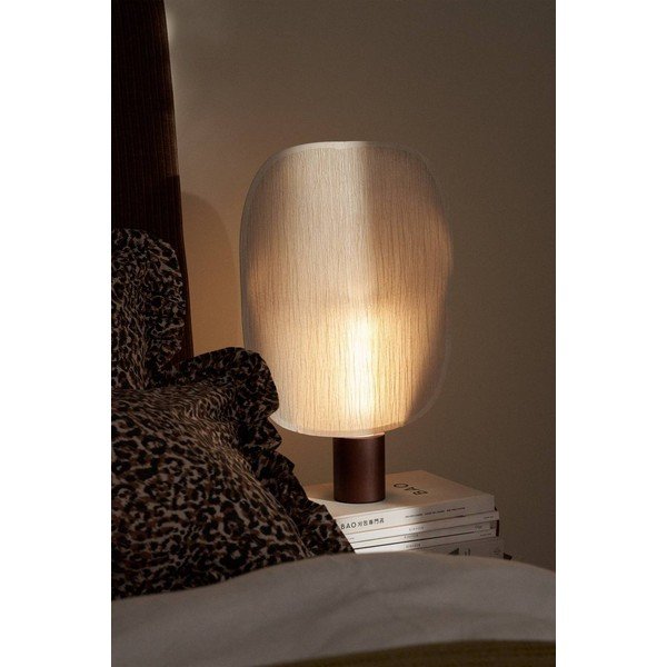 Brūna/krēmkrāsas papīra galda lampa (augstums 44 cm) Mai Le – Ellos Home-image-1
