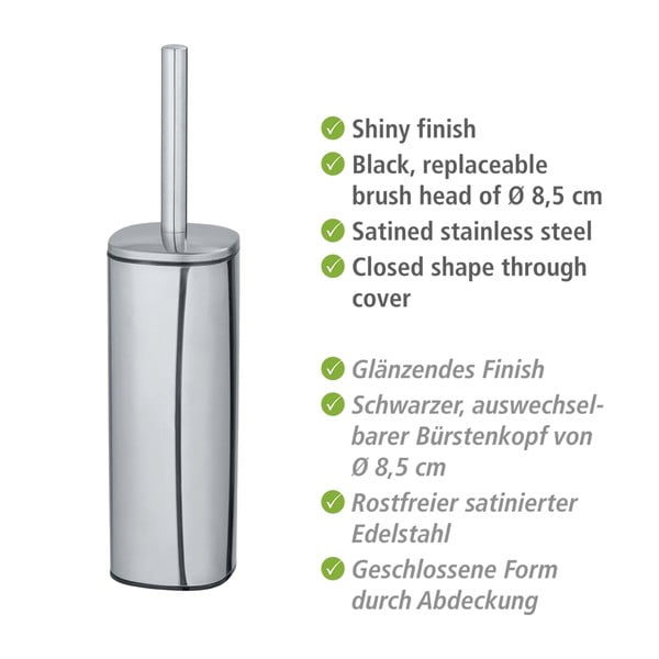 Sudraba krāsas tualetes birste Wenko Alassio-image-2